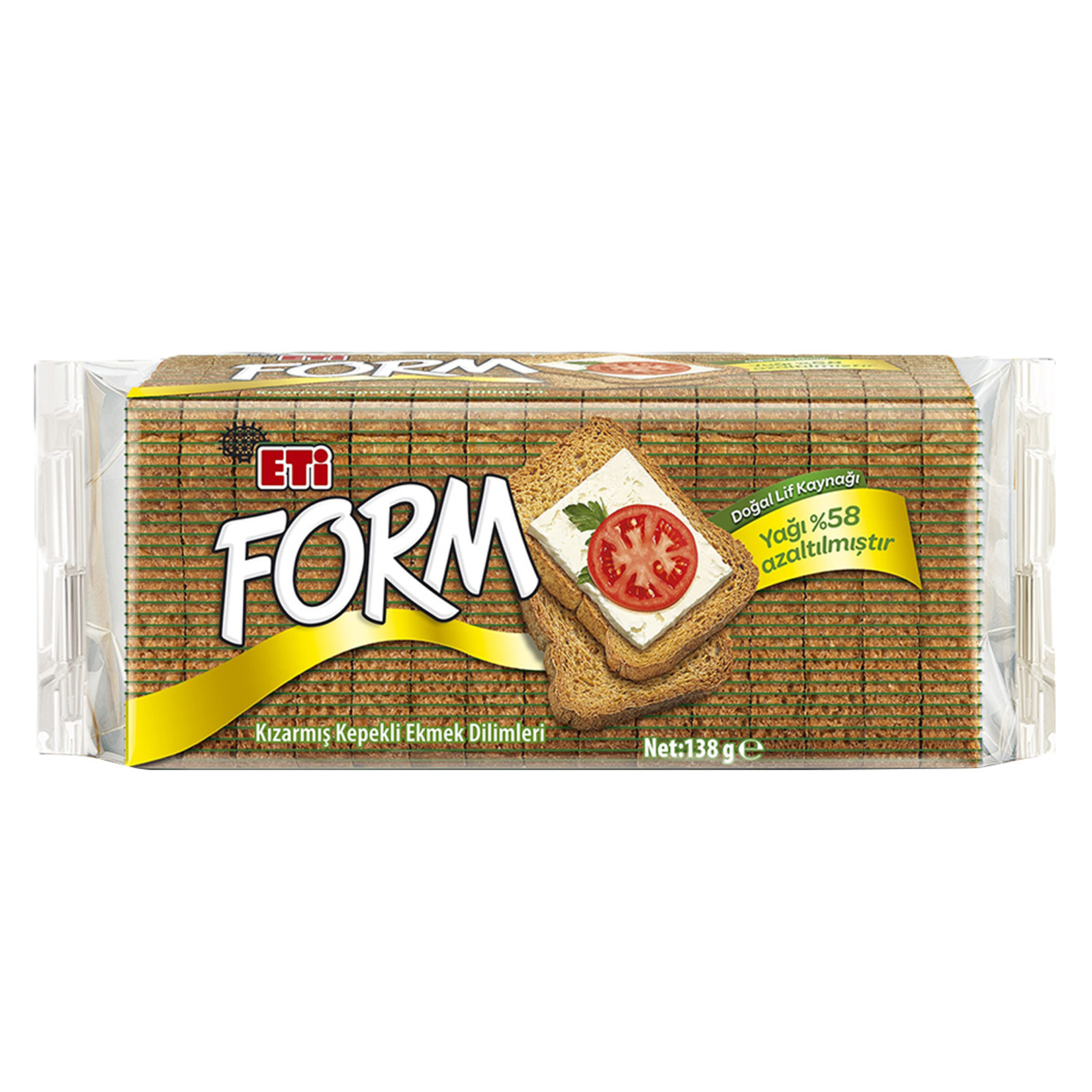 Eti Form Kızarmış Kepekli Ekmek Dilimleri 138 G