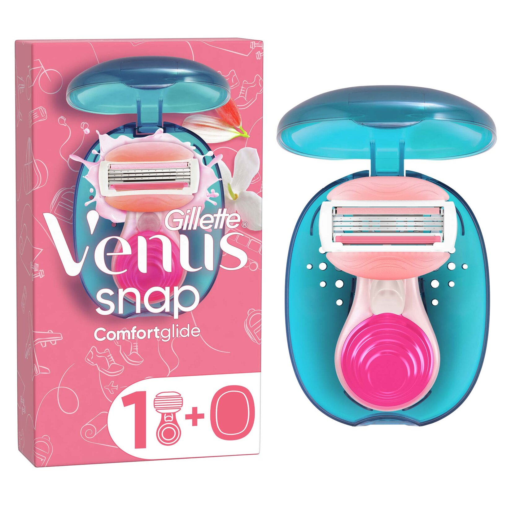 Gillette Venus Snap Breeze Tıraş Makinesi Seyahat Boyu 