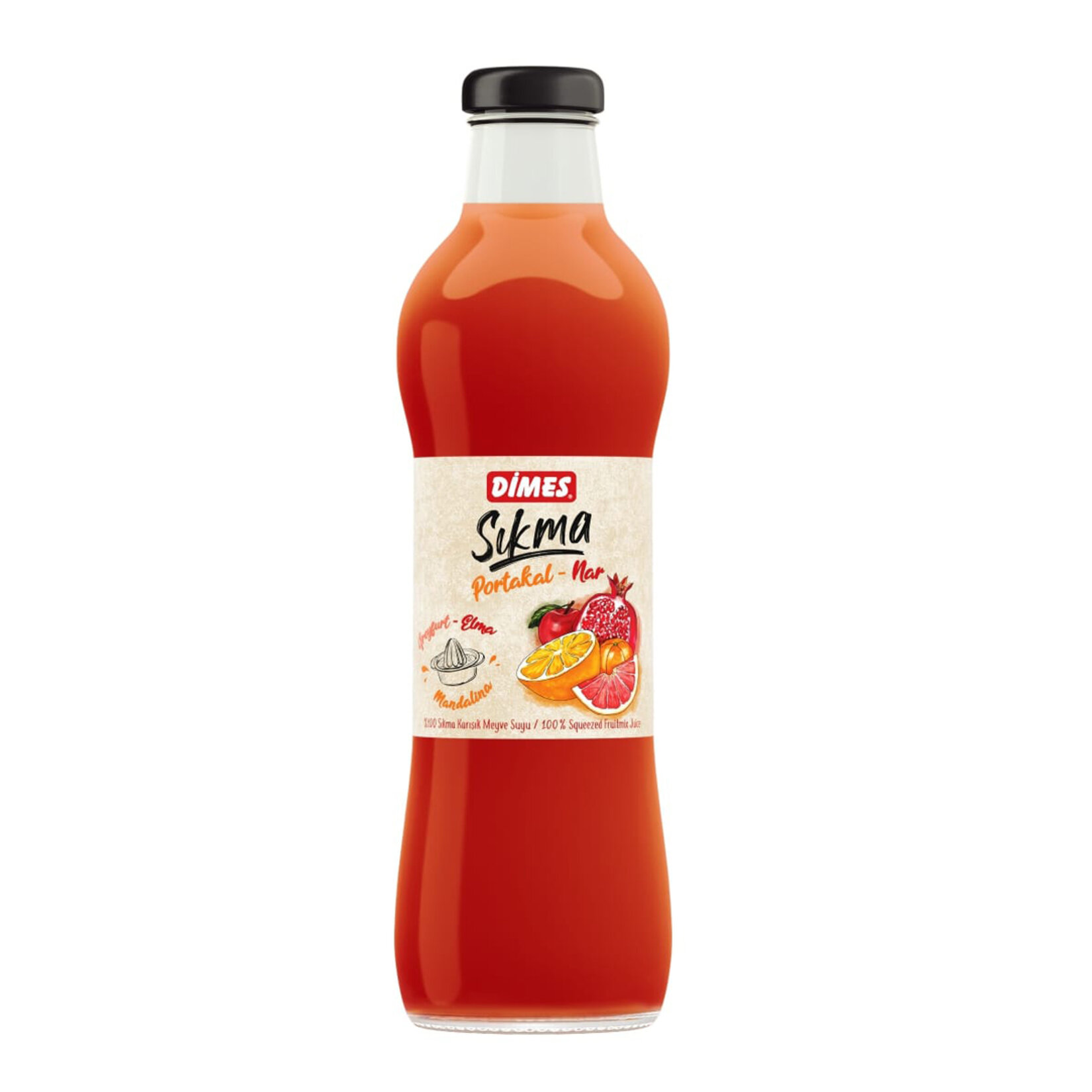 Dimes Sıkma Karışık Meyve Suyu 700 Ml