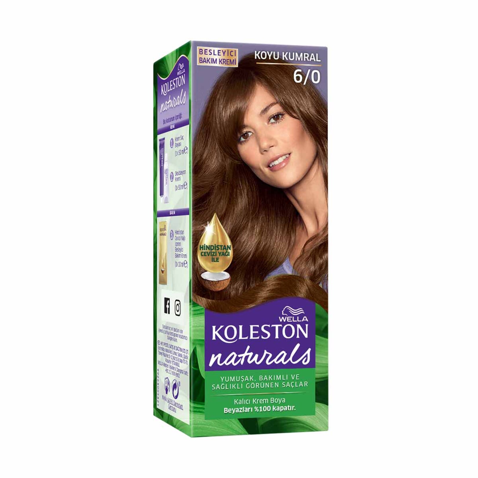 Koleston Naturals Saç Boyası 6/0 Koyu Kumral 110 Ml