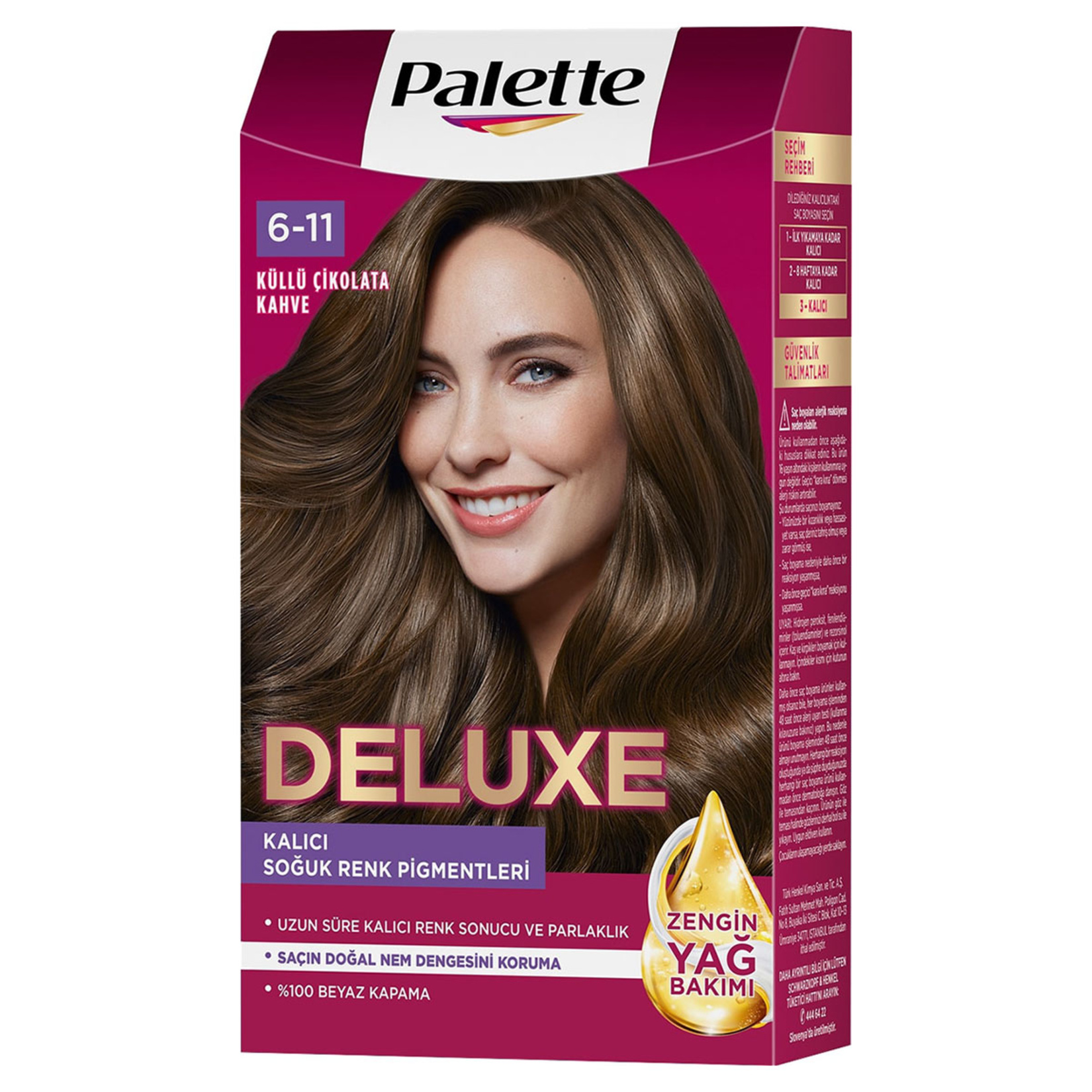 Palette Deluxe 6-11 Küllü Çikolata Kahve Saç Boyası 115 Ml