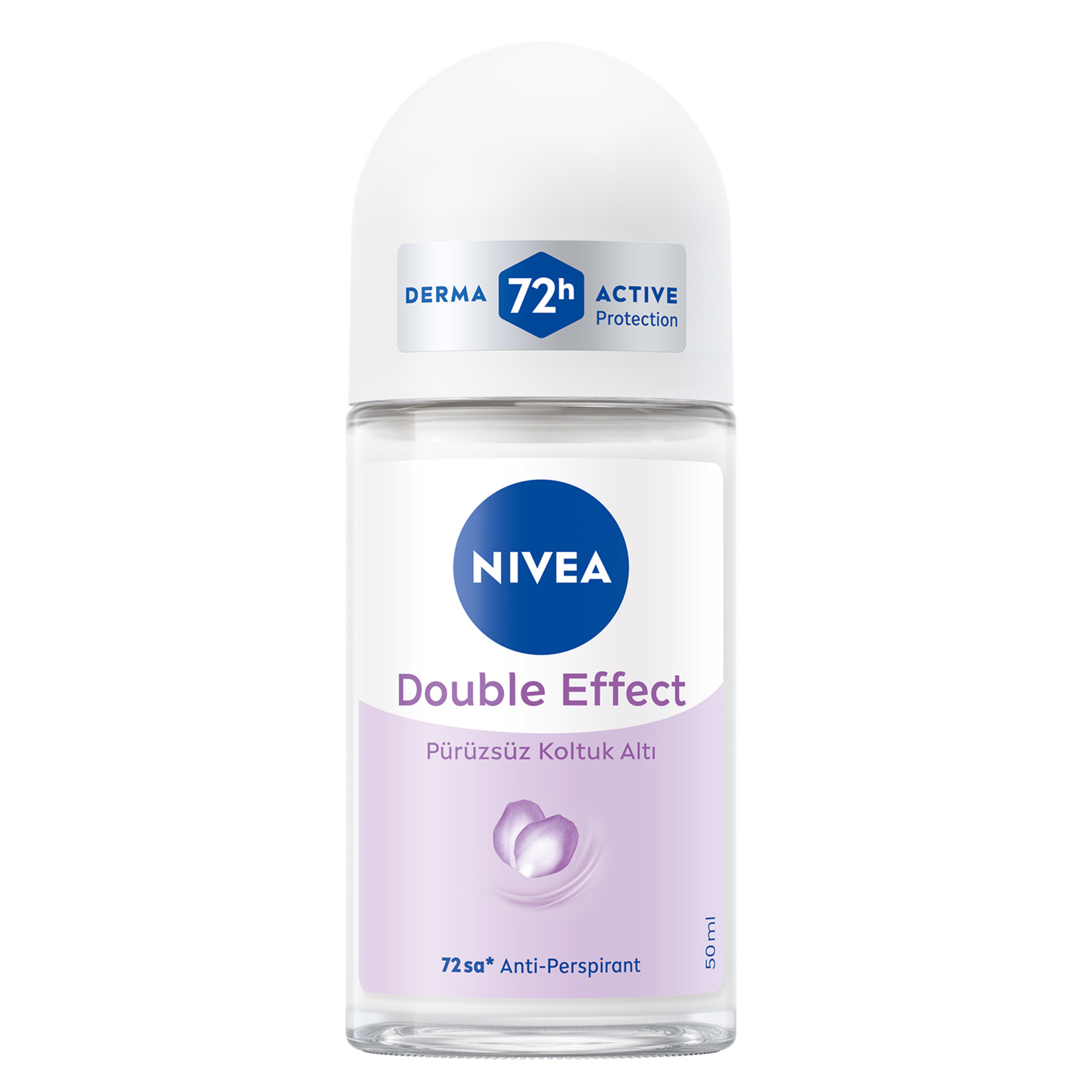 NIVEA Kadın Roll-on Deodorant Double Effect 72 Saat Anti-perspirant 50 Ml
