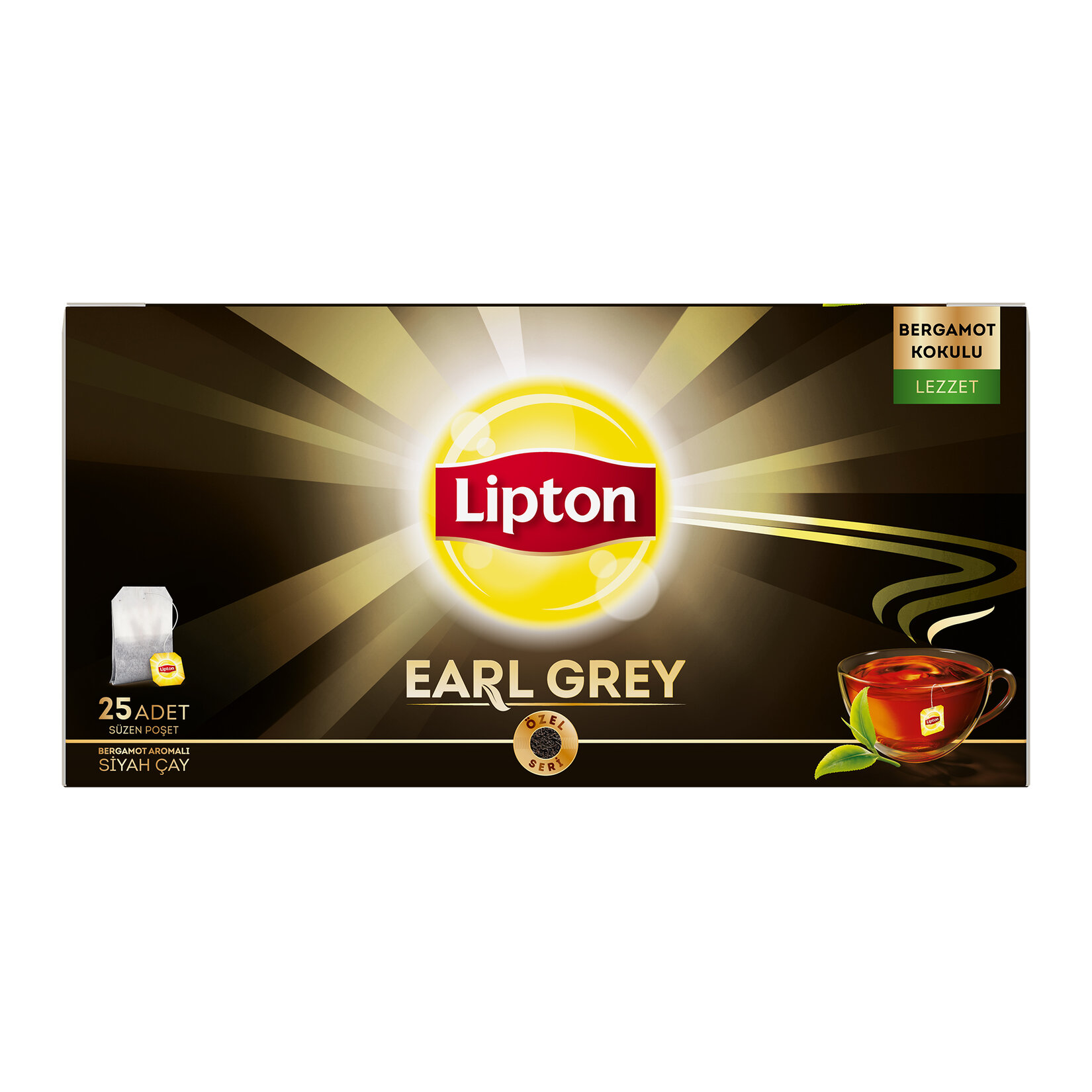 Lipton Bardak Poşet Çay Earl Grey 25'li 50 G