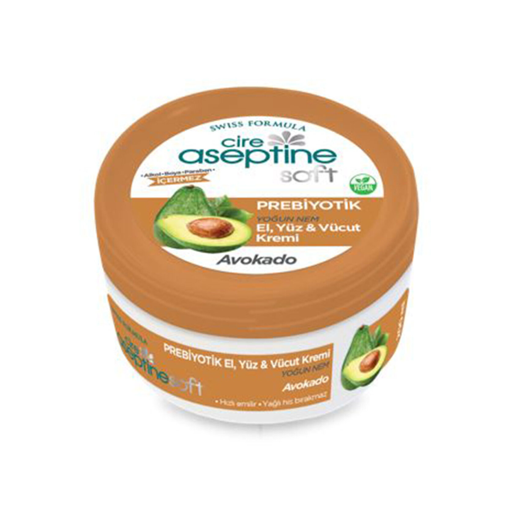 Cire Aseptine Soft Avokado El Yüz Vücut Krem.200ml