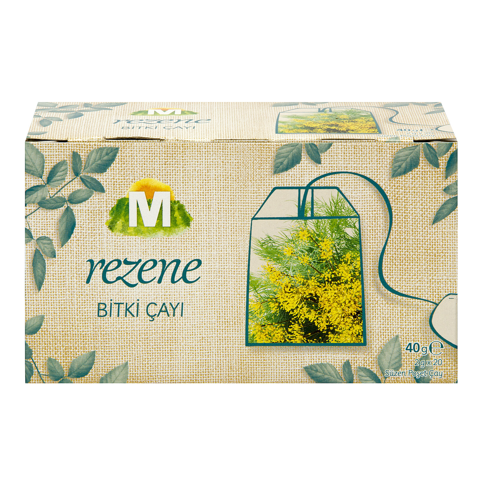 Migros Rezene Bardak Poşet Çay 20'li 40 G