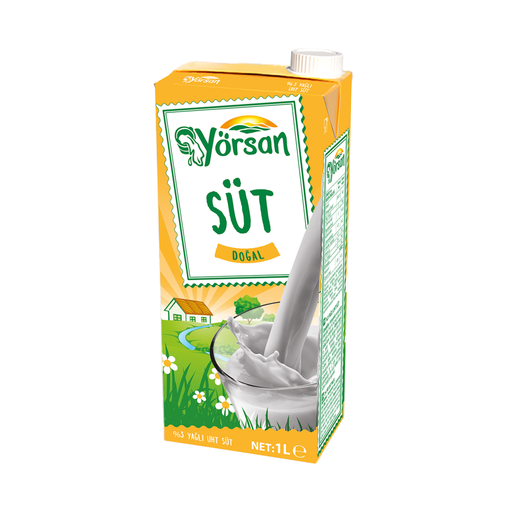 Yörsan %3 Yağlı Uht Süt 1 L