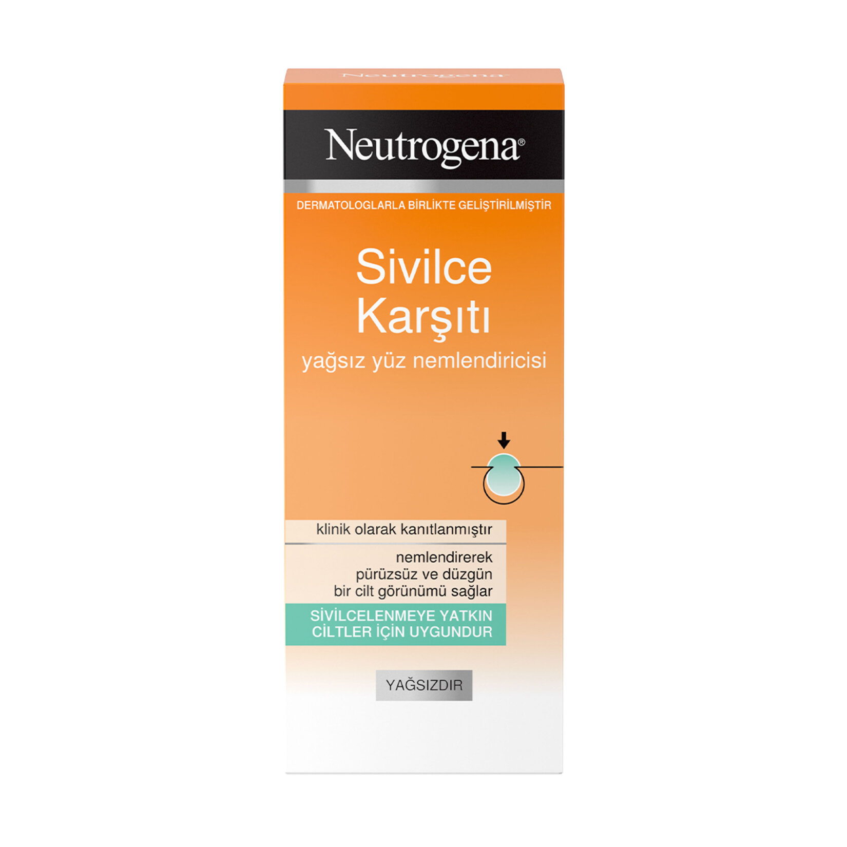 Neutrogena Sivilce Karşıtı Yağsız Yüz Nemlendiricisi 50ml