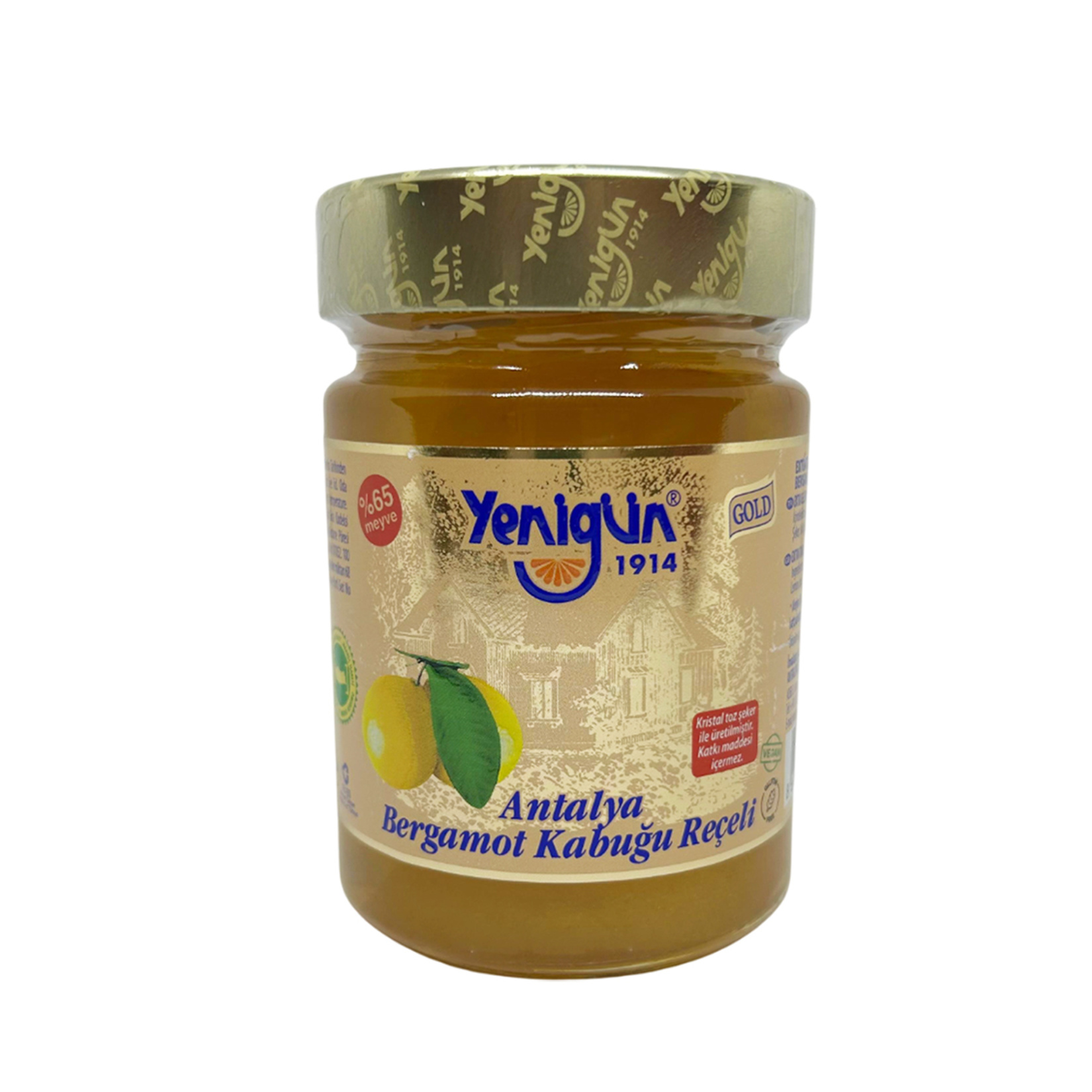 Yenigün Antalya Bergamot Kabuğu Reçeli Gold Seri 400 G