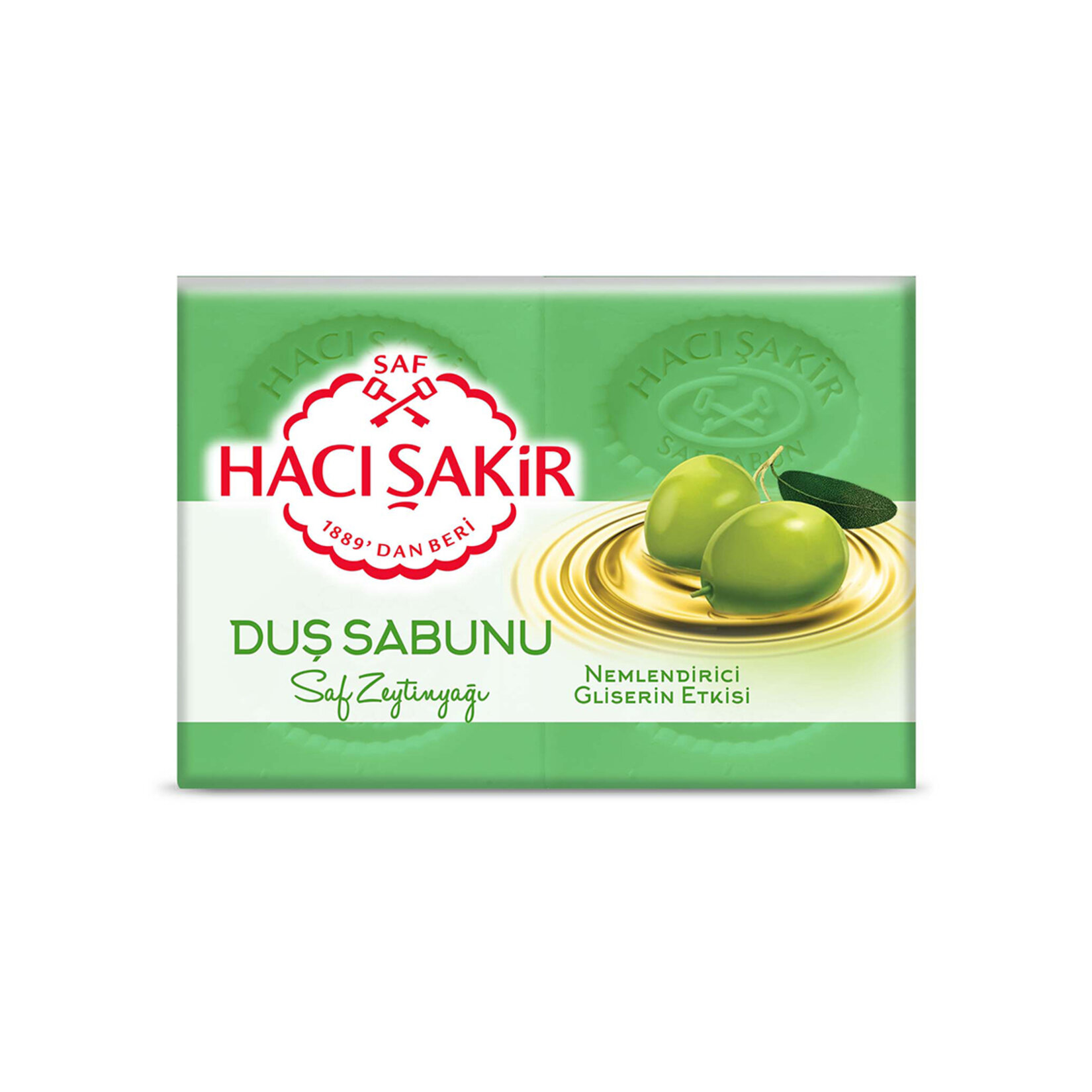Hacı Şakir Gliserin Zeytinyağı Duş Sabunu 4X125 G