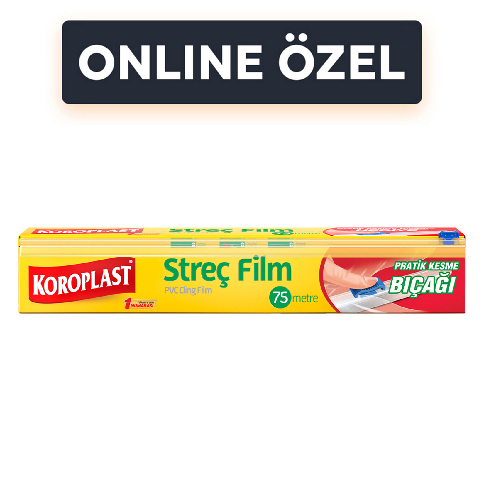 Koroplast Streç Film Kesme Bıçaklı Eco 75 M