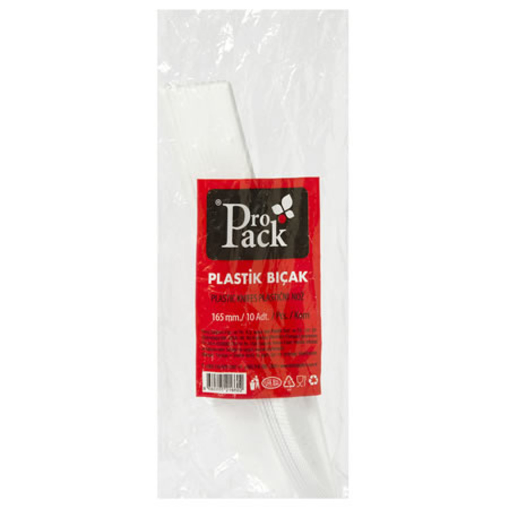 Propack Eco Plastik Bıçak 10'lu (T1660)