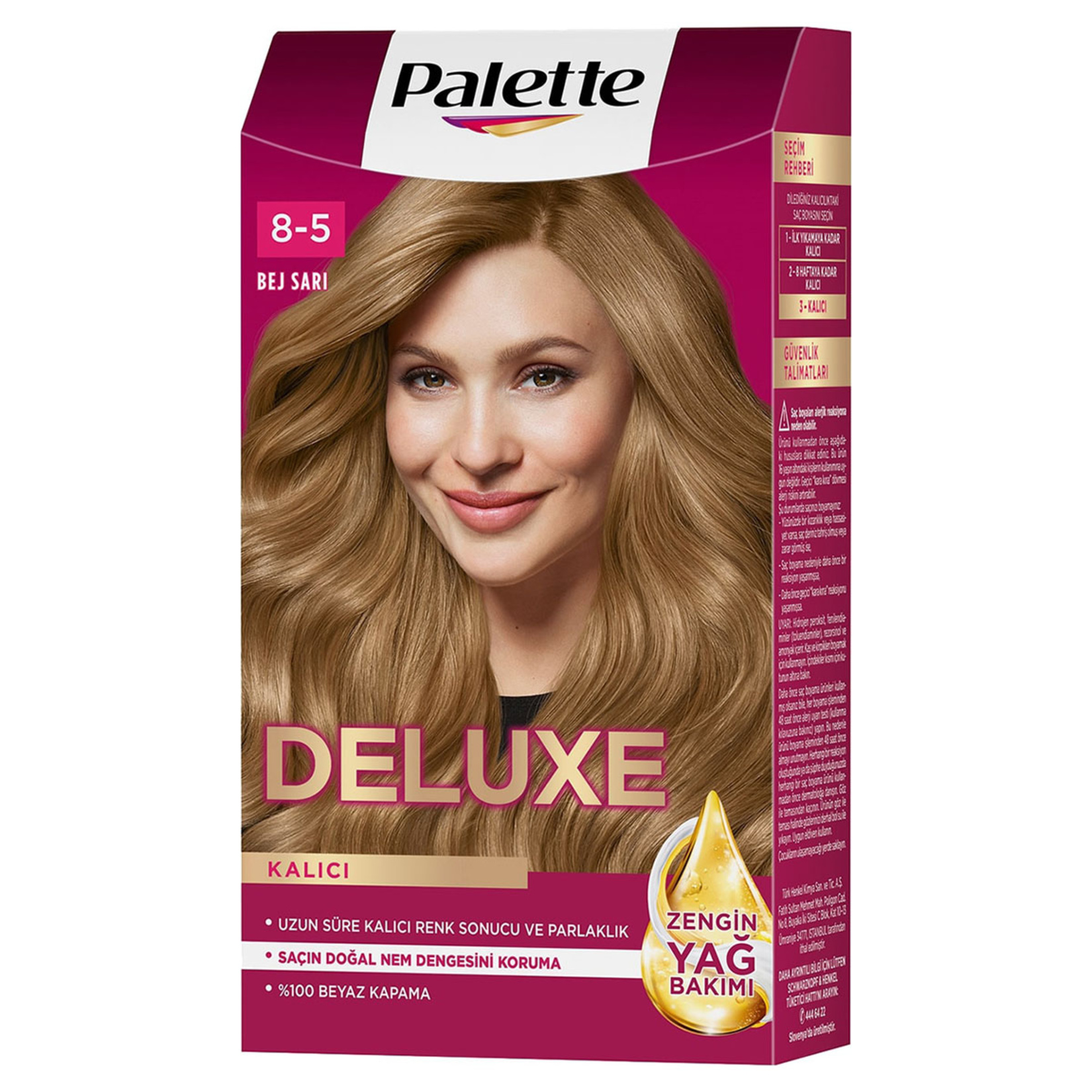 Palette Deluxe 8-5 Bej Sarı Saç Boyası 115 Ml