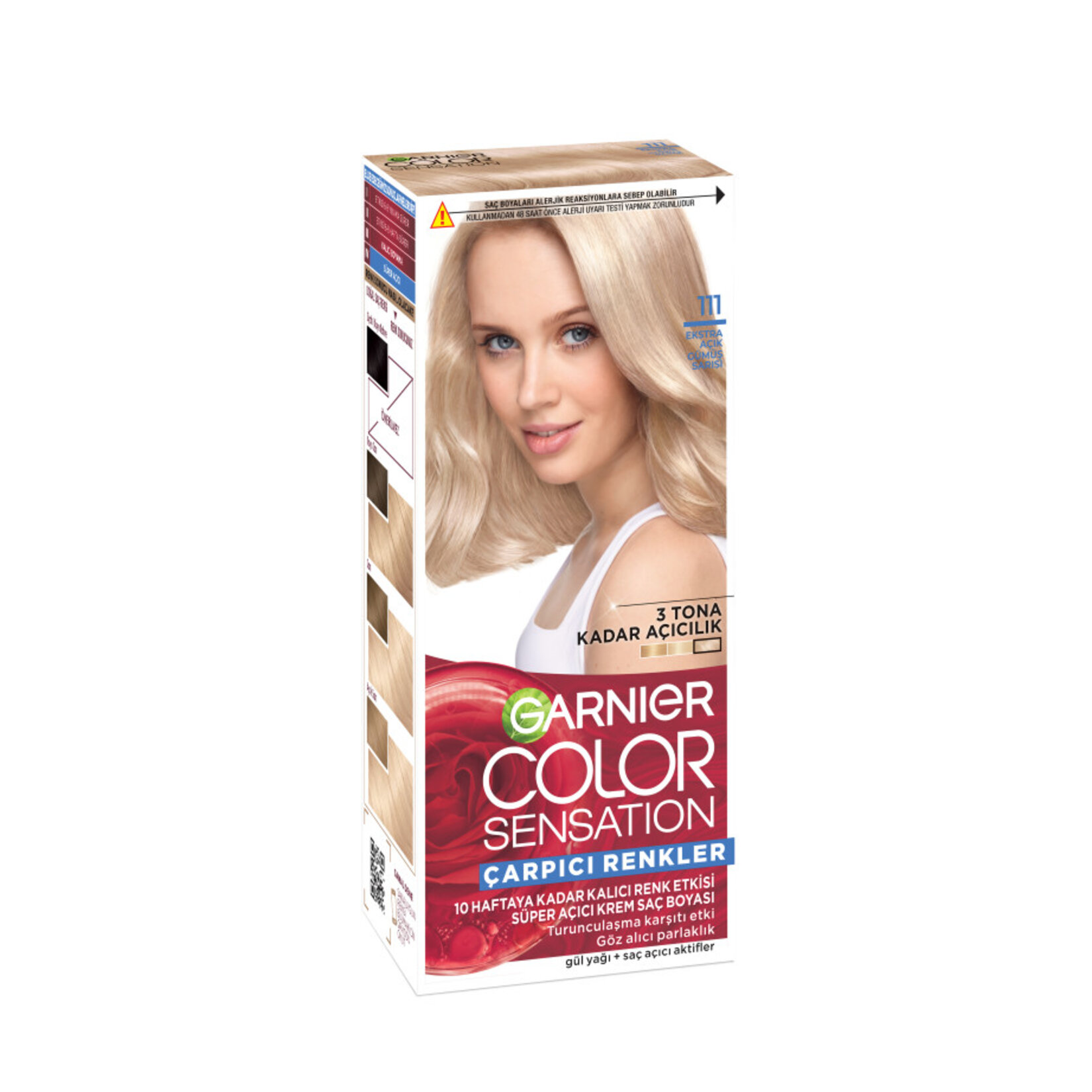 Garnier Çarpıcı Renkler 111 Ekstra Açık Gümüş Sarısı 110 Ml