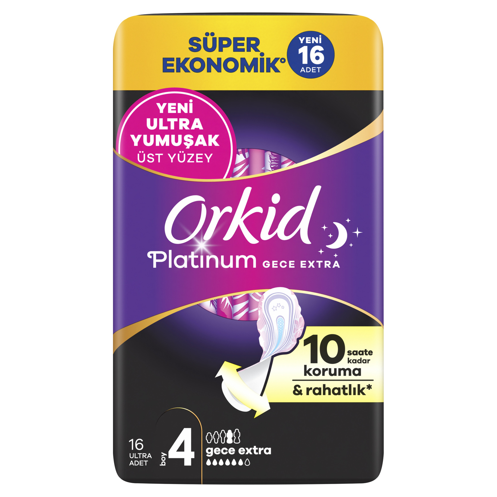 Orkid Platinum Gece Ekstra 16'lı