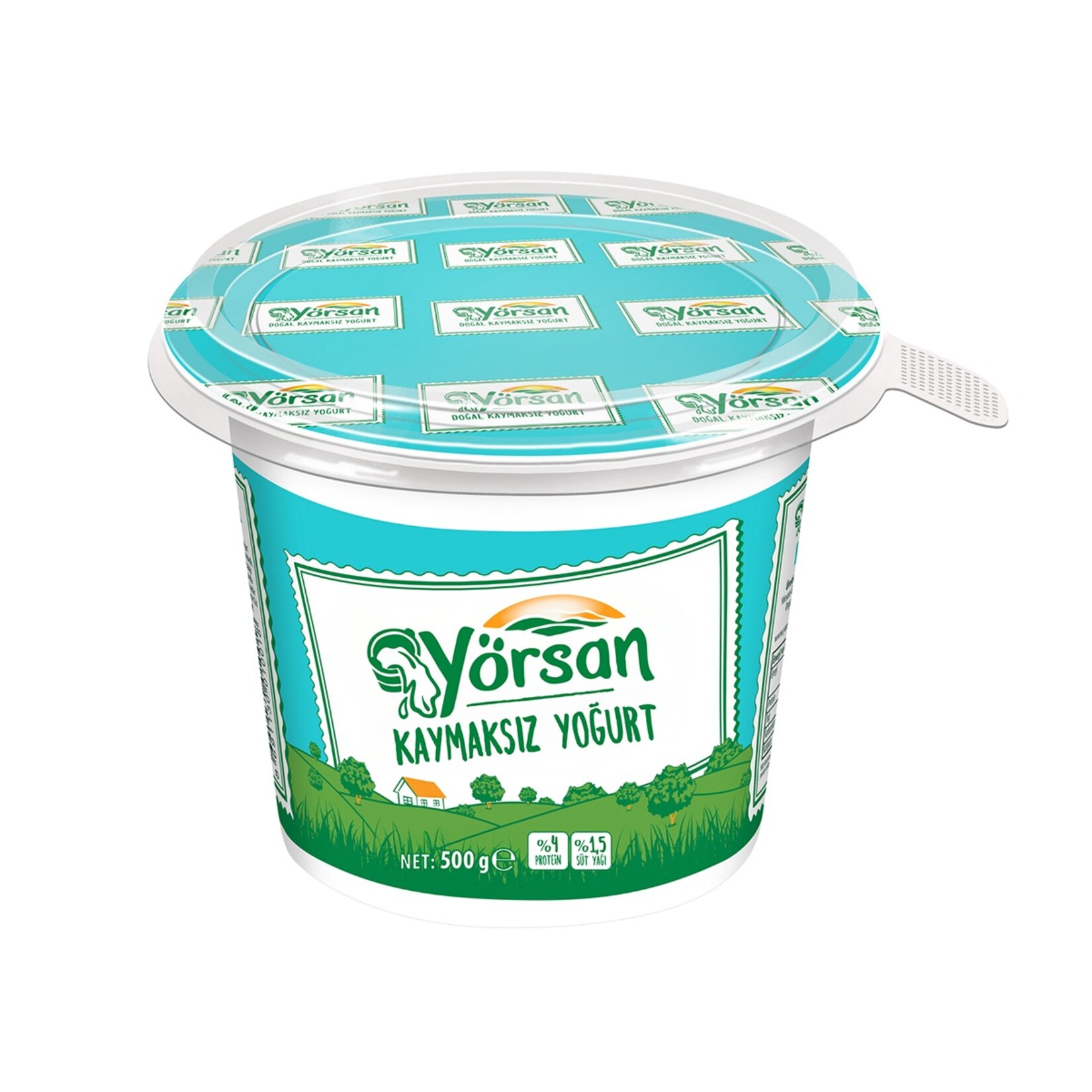 Yörsan Yarım Yağlı Homojenize Yoğurt 500 G