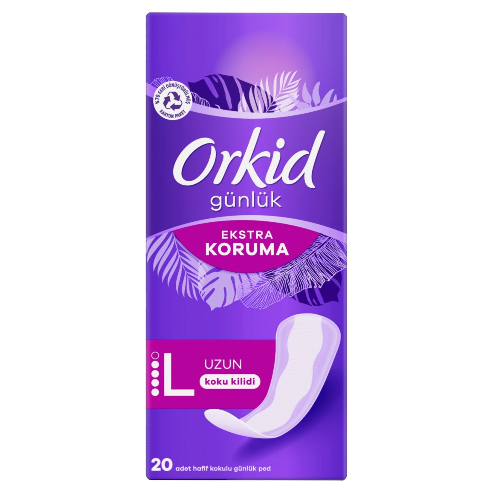 Orkid Günlük Ped Extra Koruma Uzun 20'li