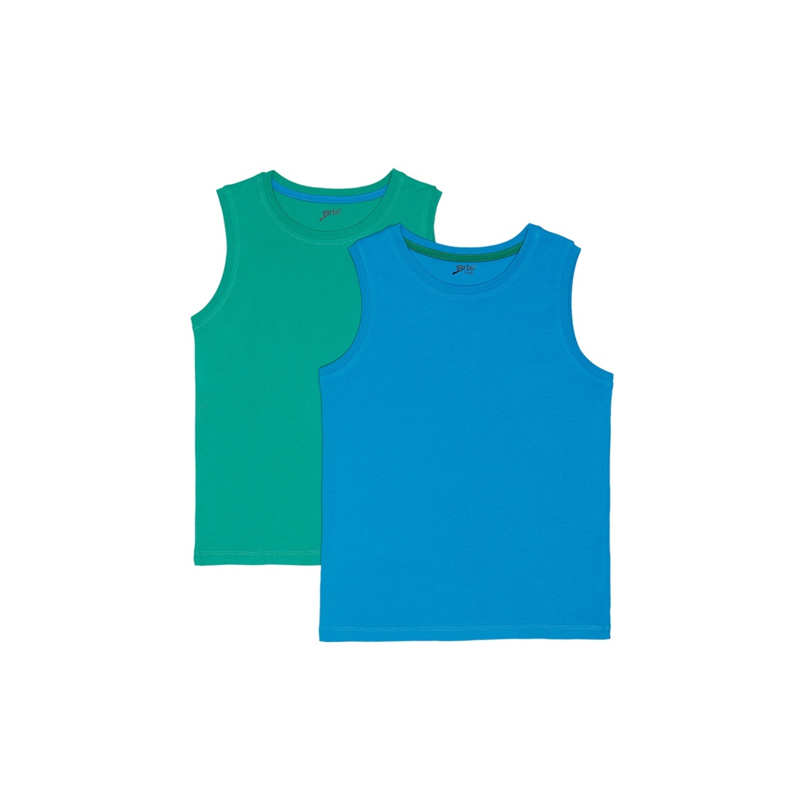 Brix Erkek Çocuk Kolsuz Tshirt Yeşil / Mavi