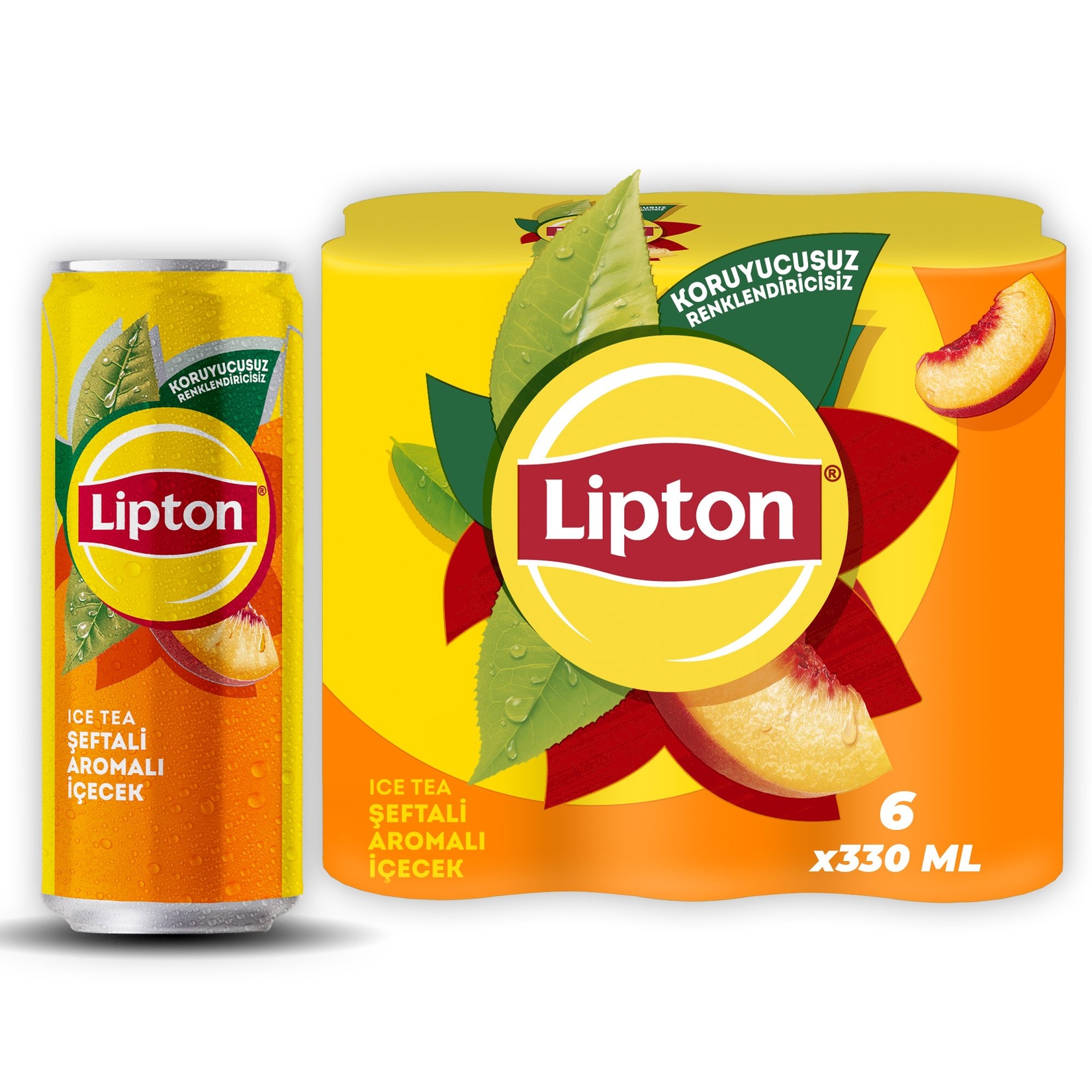 Lipton Ice Tea Şeftali 6 x 330 Ml