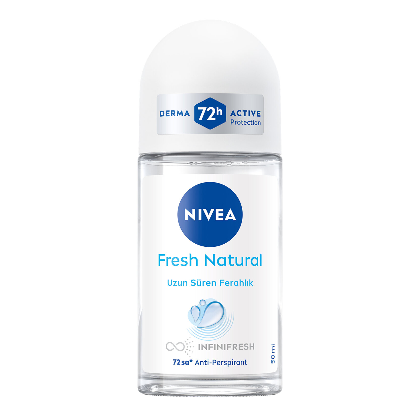 NIVEA Kadın Roll-on Deodorant Fresh Natural 72 Saat Anti-Perspirant  50 ml