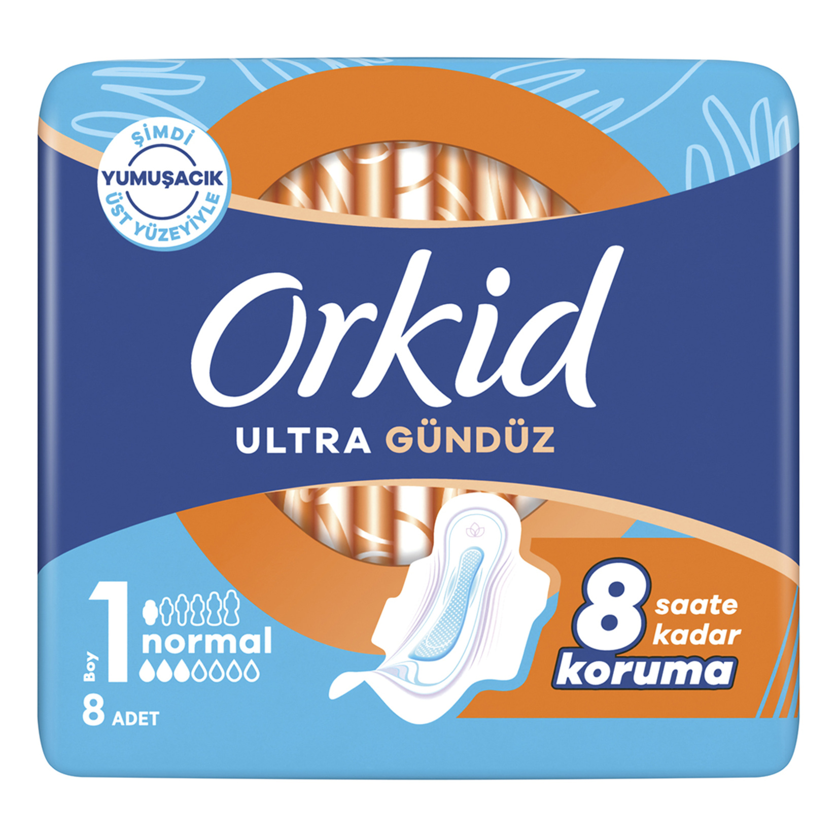 Orkid Ultra Extra Normal Tekli 8'li