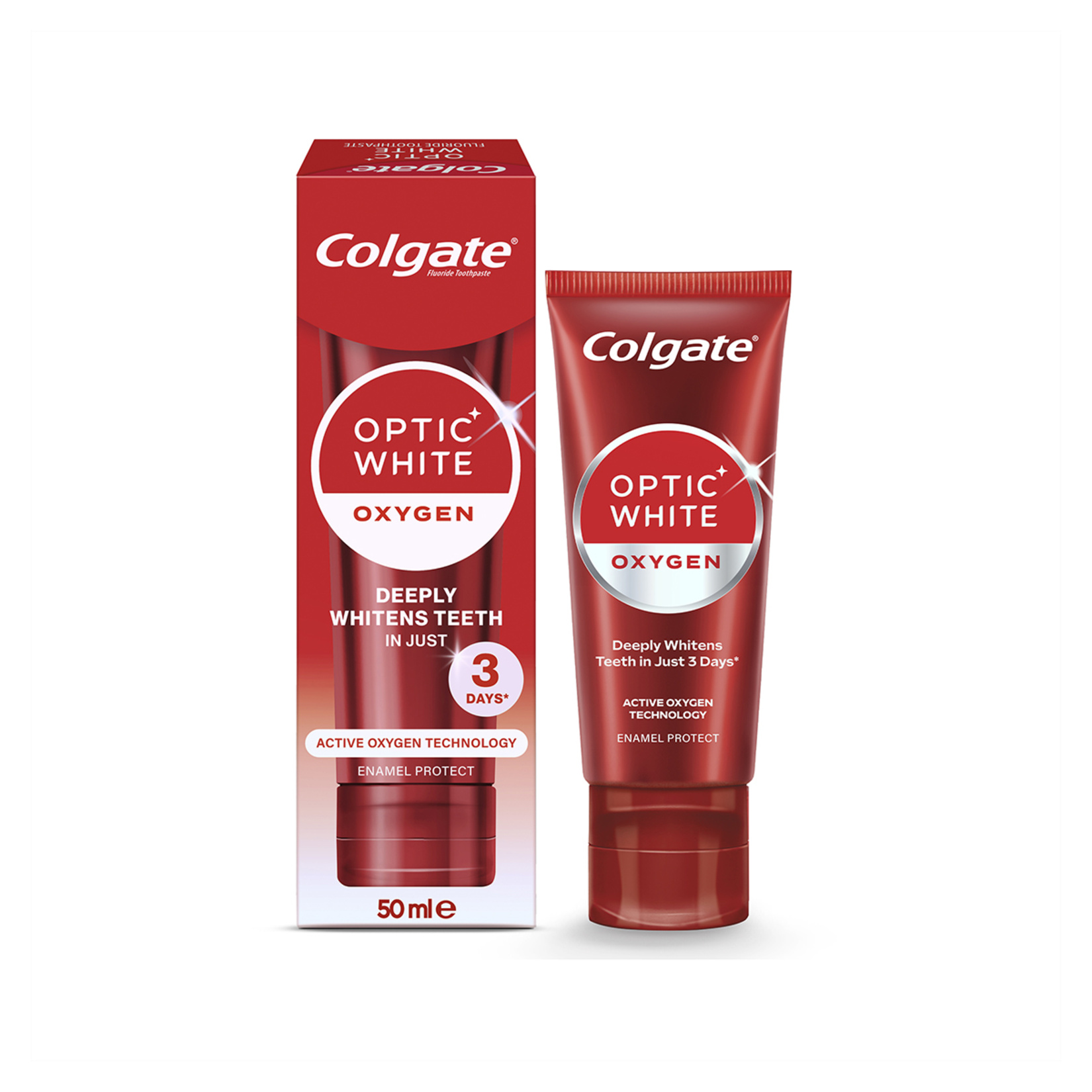 Colgate Optic White Oxygen Aktif Oksijen Teknolojisi Beyazlatıcı Diş Macunu 50 Ml