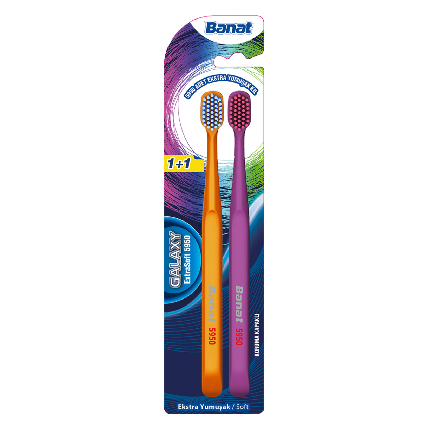 Banat Galaxy Extrasoft 5950 Diş Fırçası (1+1)