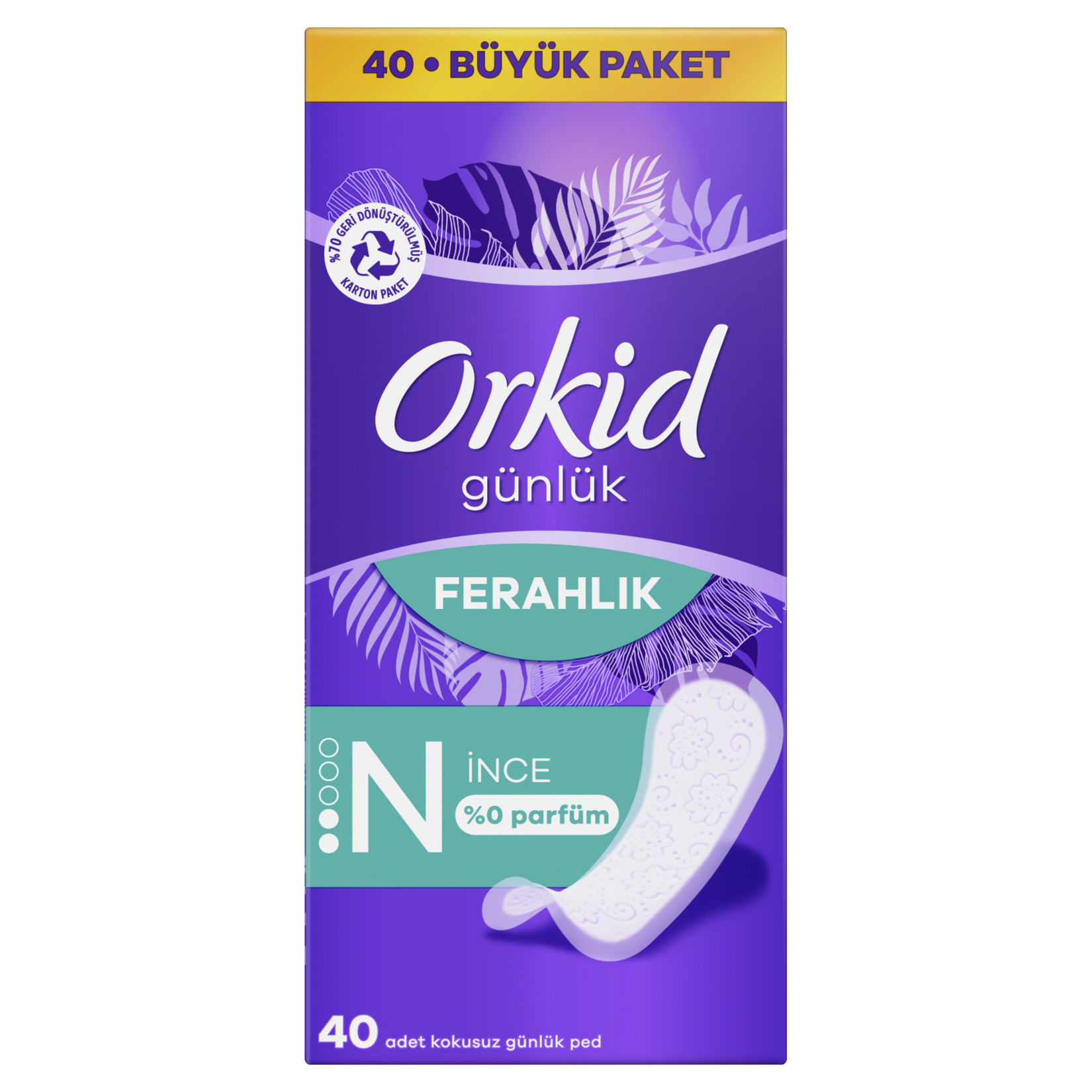 Orkid Günlük İnce Ekonomik Normal 40'lı