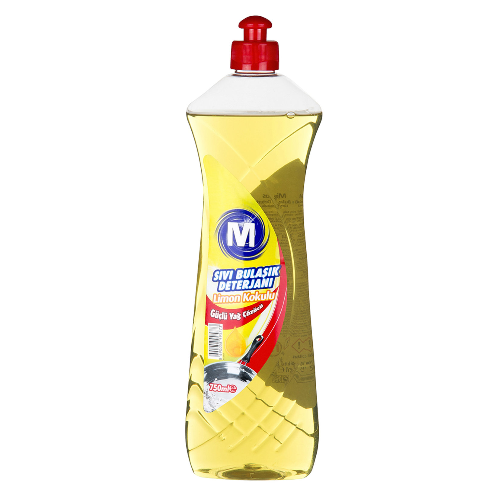 Migros Sıvı Bulaşık Deterjanı Limon Kokulu 750 Ml