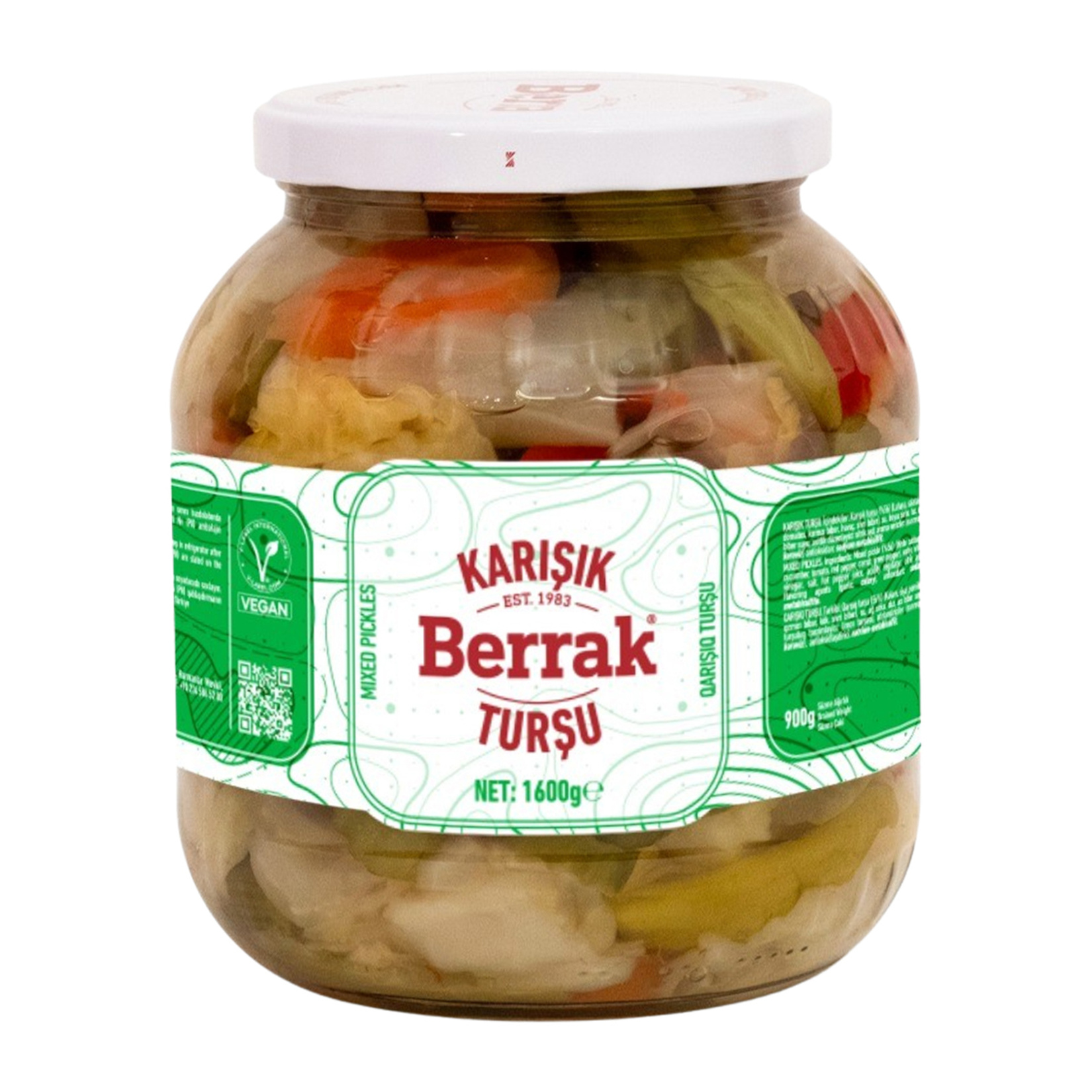 Berrak Karışık Turşu 1.600 G