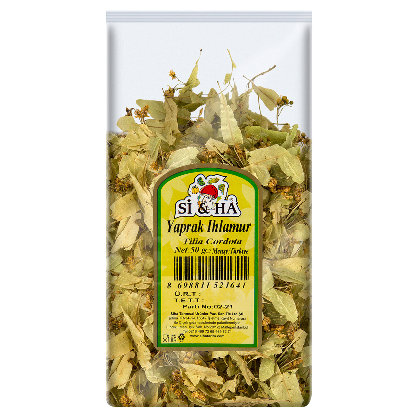 Si&Ha Ihlamur Yaprak 50 G