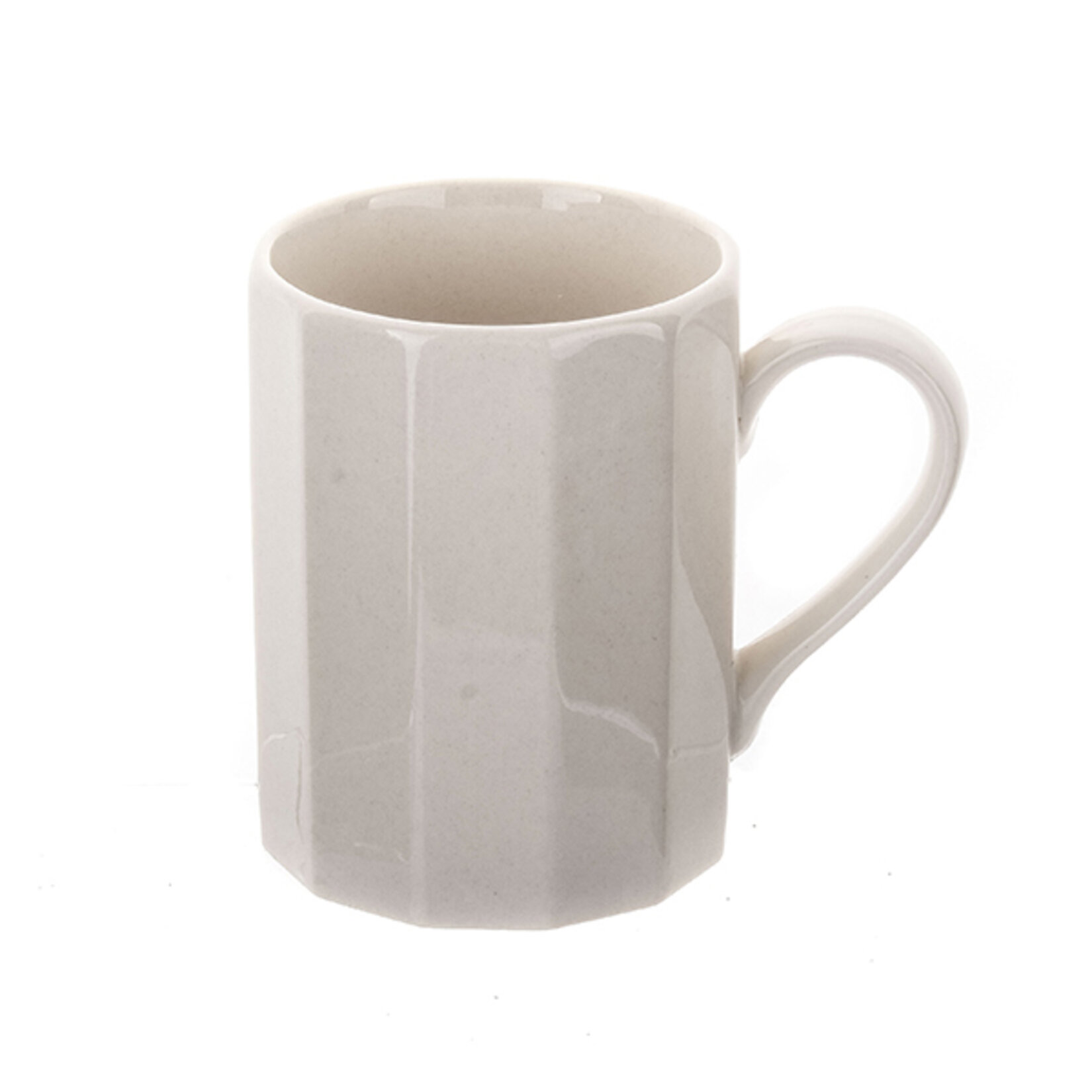 Tulu Porselen Sekizgen Renkli Kupa 10 Cm