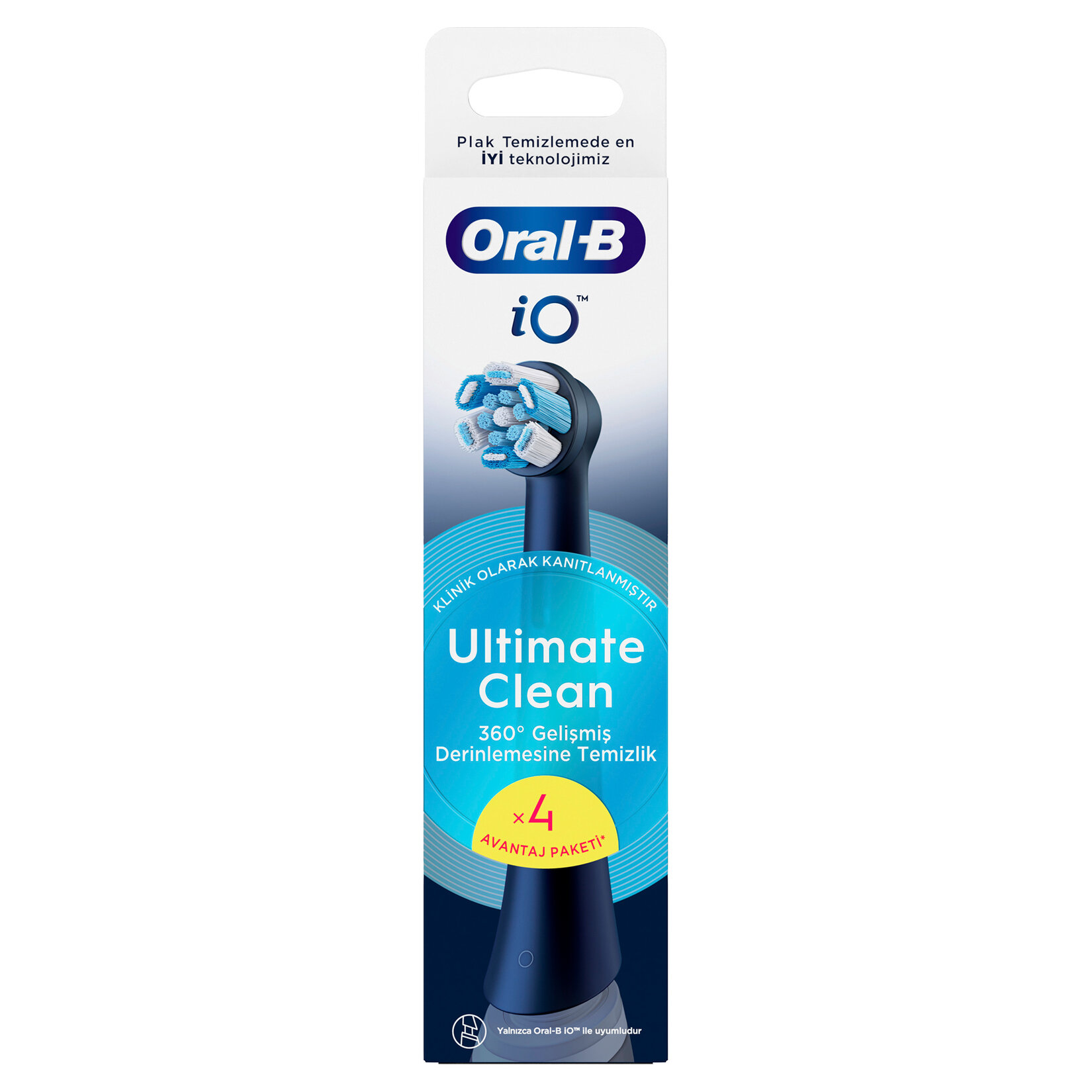 Oral-B iO Ultimate Clean Siyah Diş Fırçası Yedek