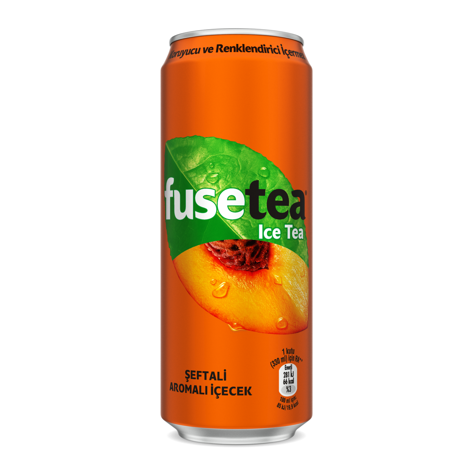 Fuse Tea Şeftali Aromalı Soğuk Çay Kutu 330 ML