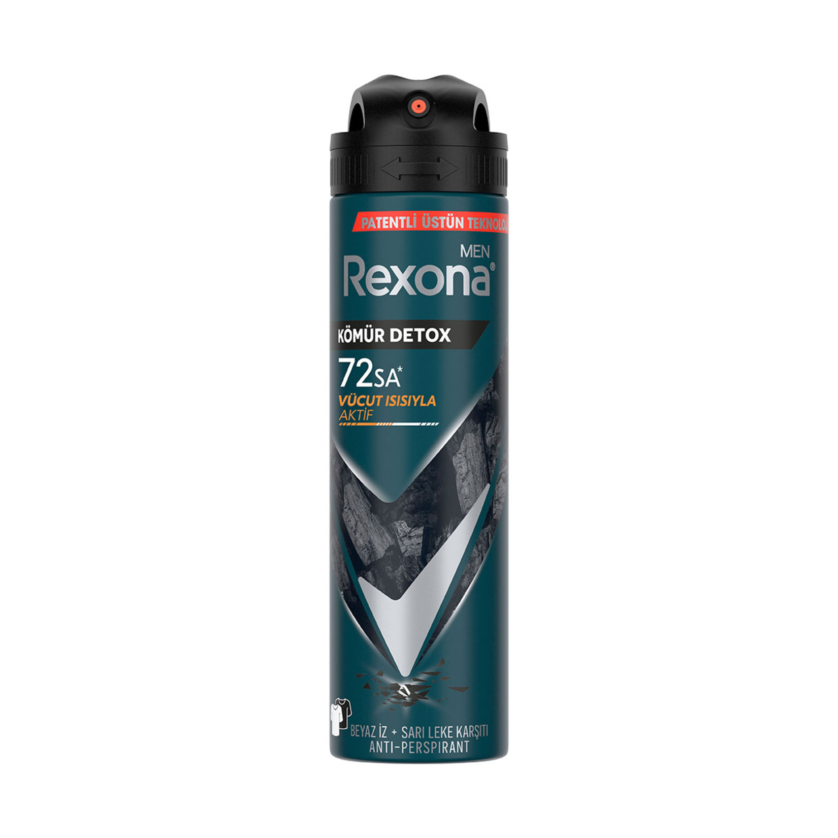 Rexona Men Erkek Sprey Deodorant Kömür Detox 150 ml