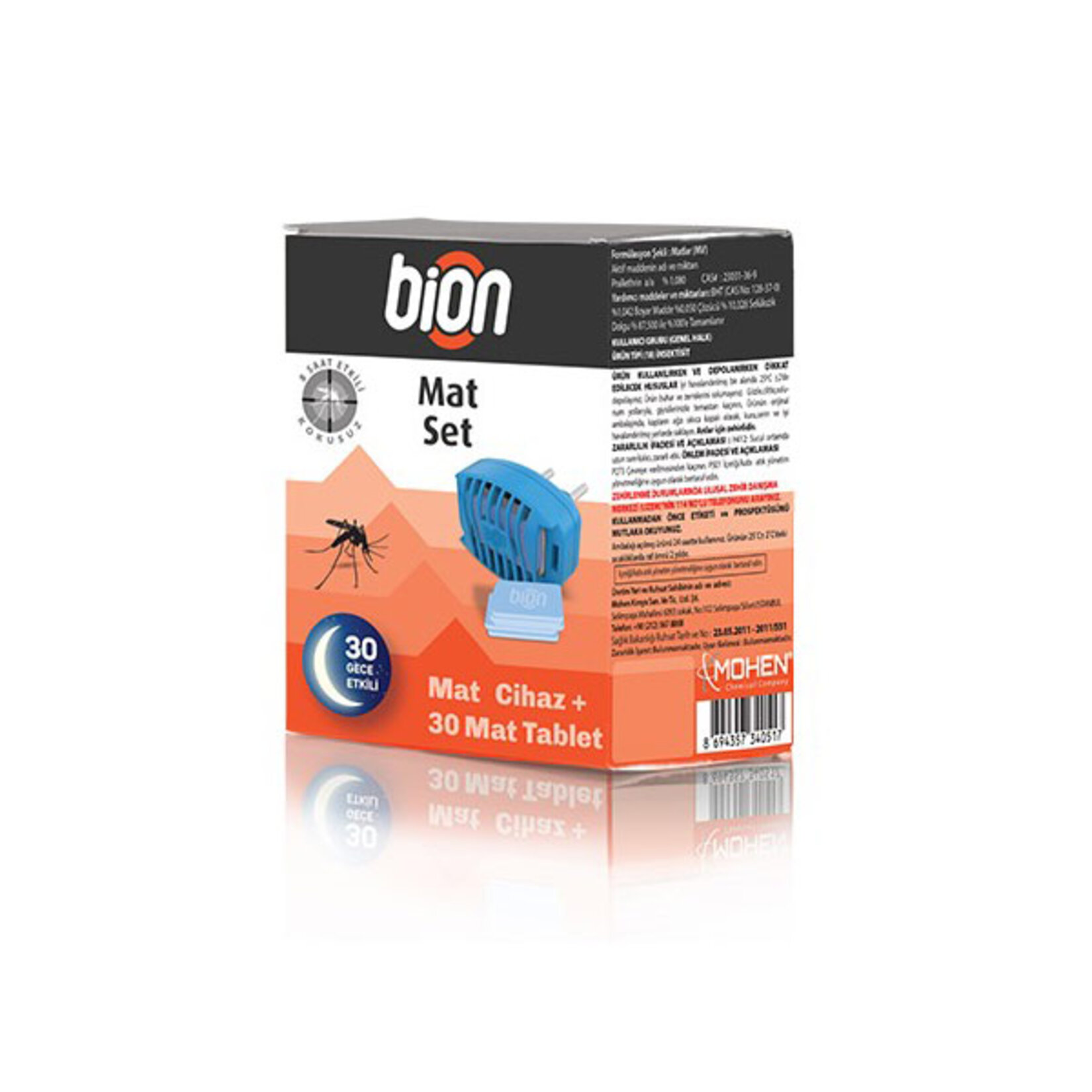 Bion Mat Cihaz + 30 Mat Tablet Set