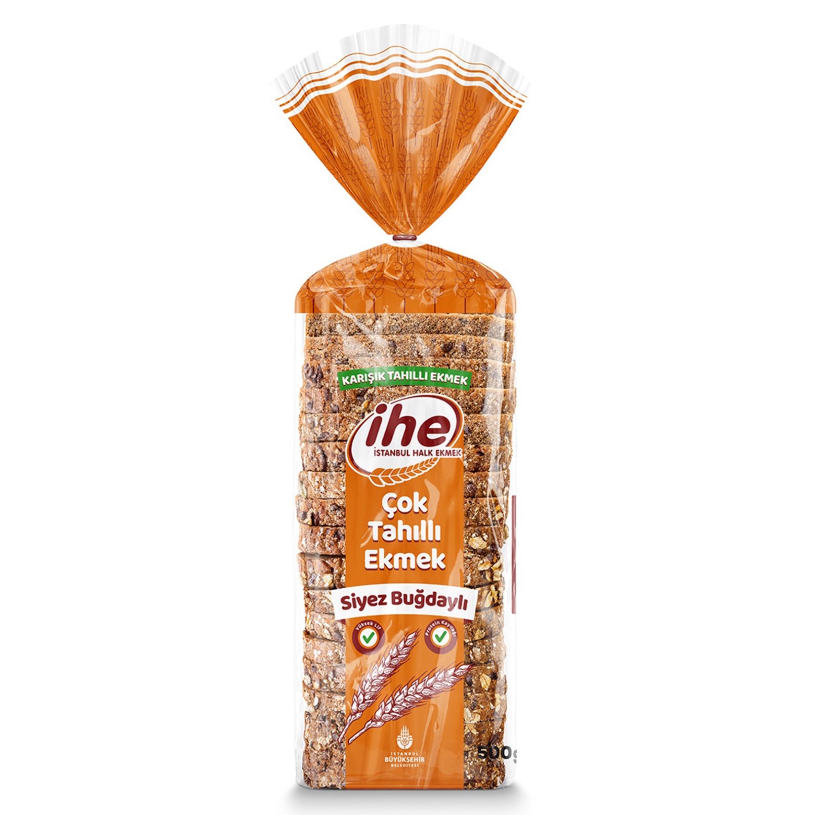 İhe Tahıl Ambarı Çok Tahıllı Ekmek 500 G