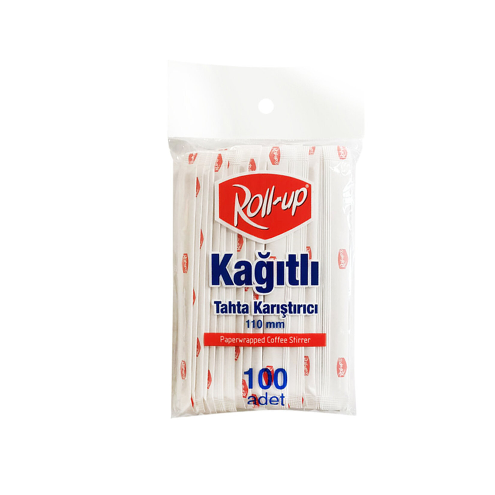 Roll-Up Tekli Sarım Ahşap Karıştırıcı 100'lü 11 Cm