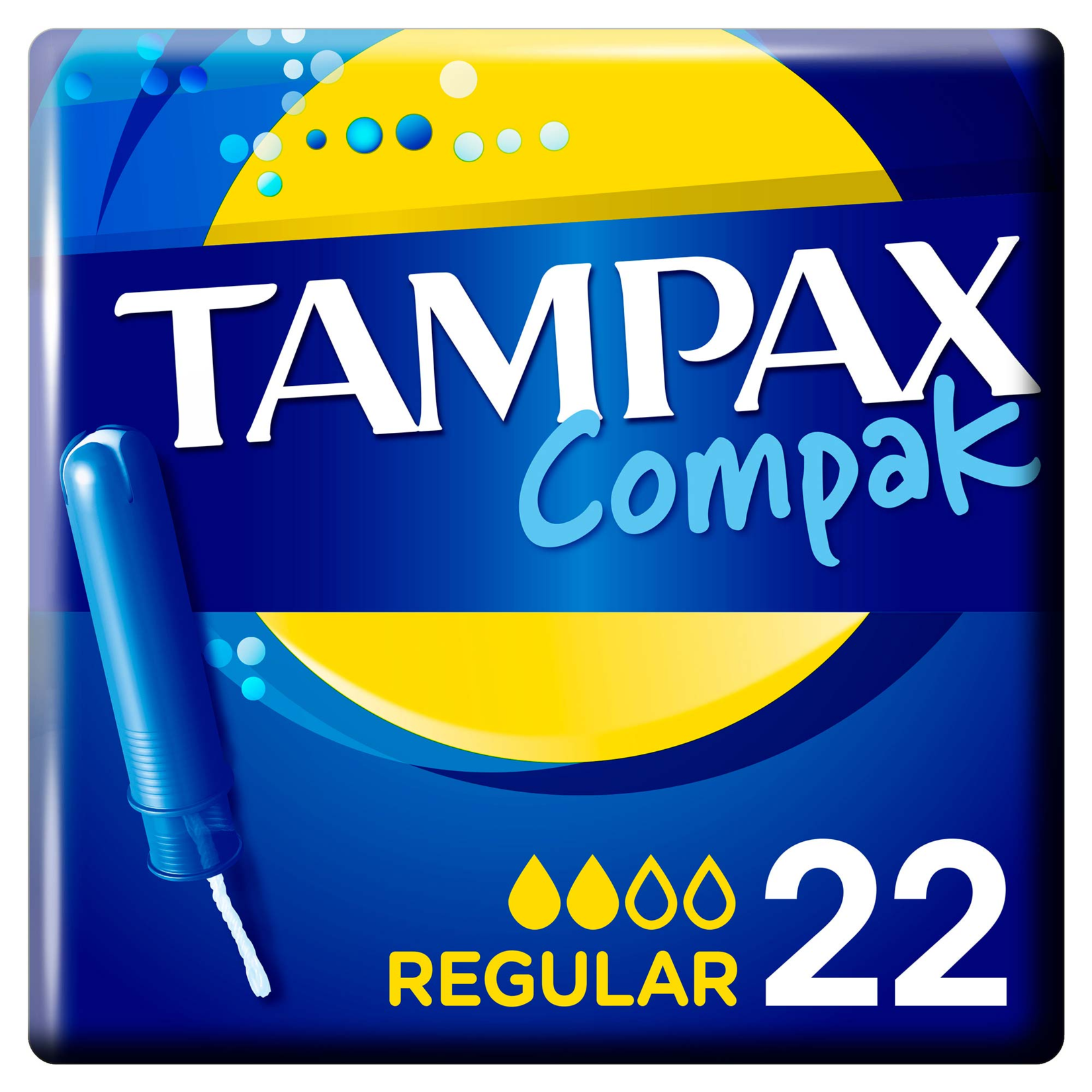 Tampax Compak Regular Aplikatörlü Tampon 22'li