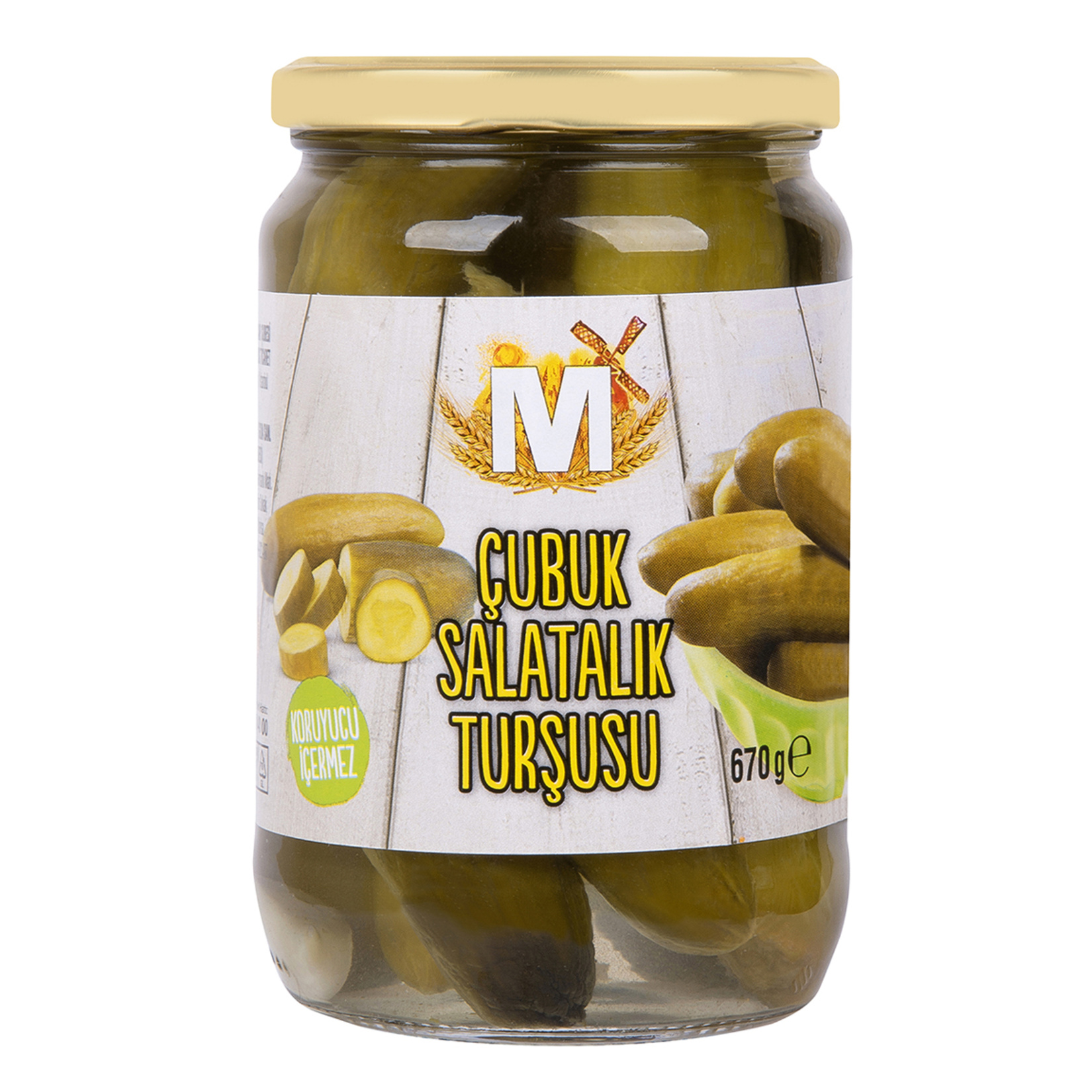 Migros Çubuk Salatalık Turşusu 670 G