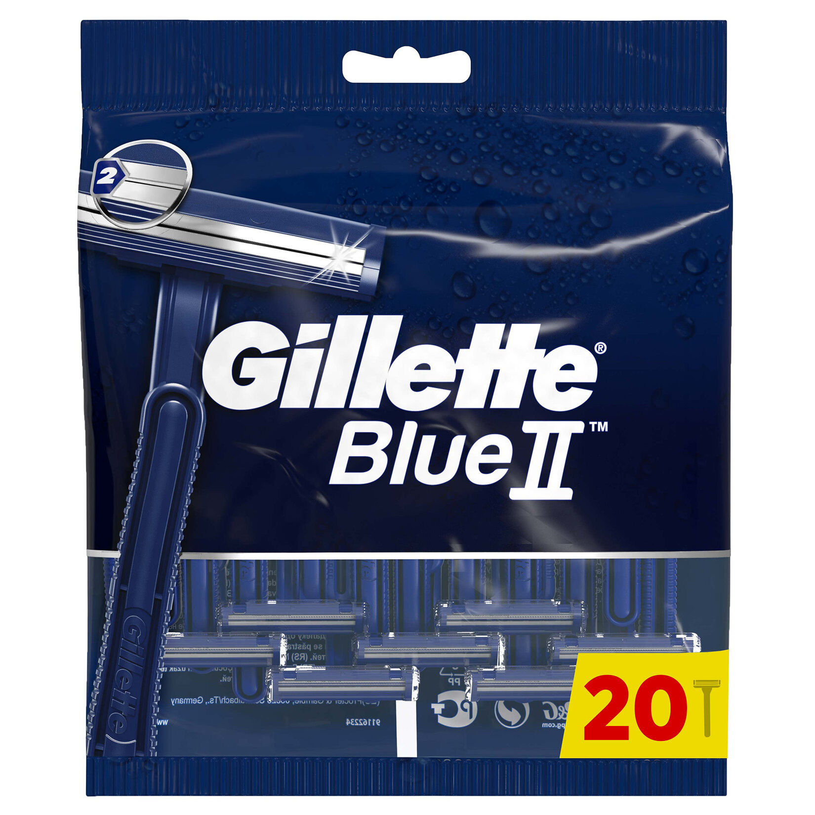Gilette Blue2 Kullan At Tıraş Bıçağı 20'li