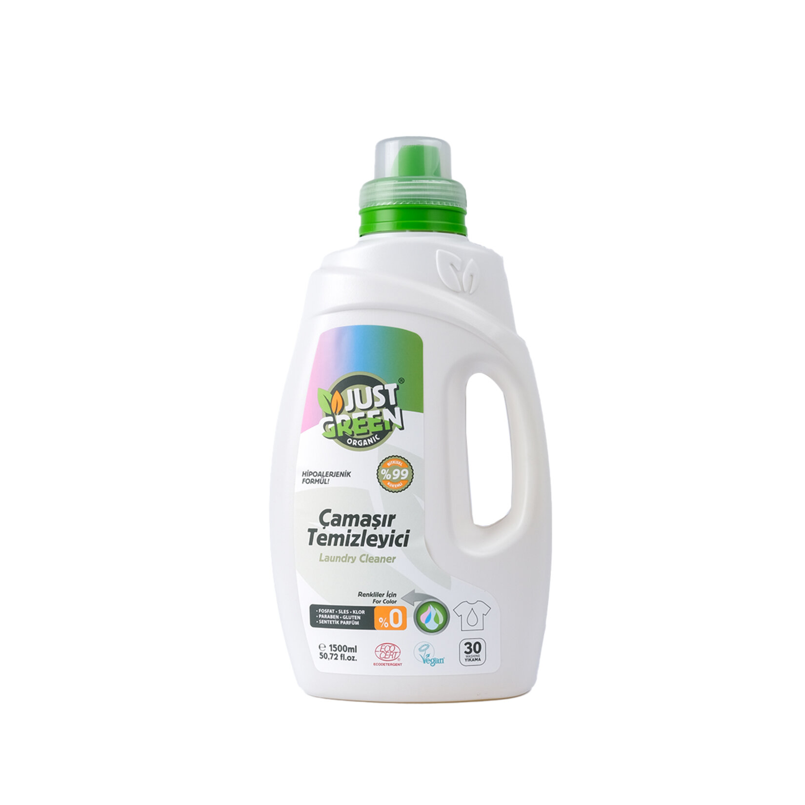 Just Green Organik Çamaşır Deterjanı Renkliler