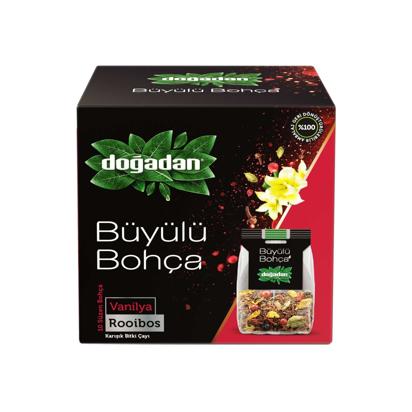 Doğadan Büyülü Bohça Vanilya Rooibos 10'lu 20 G