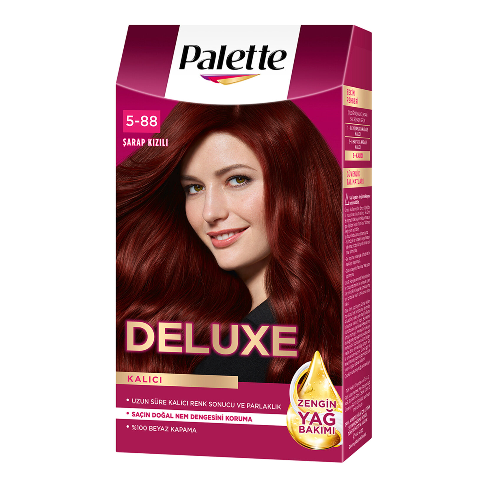 Palette Deluxe 5-88 Şarap Kızılı Saç Boyası 115 Ml