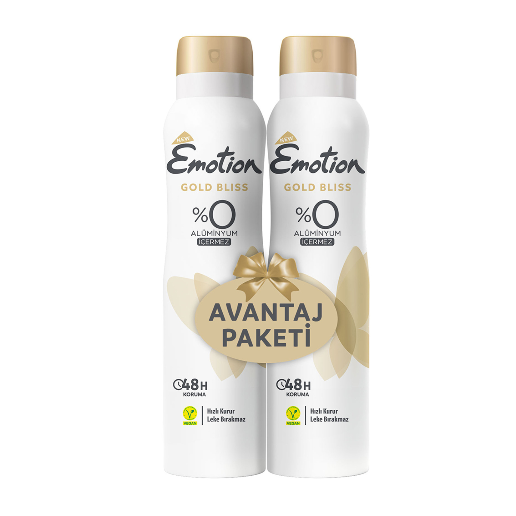 Emotion Gold Bliss Deodorant 2 x 150 Ml