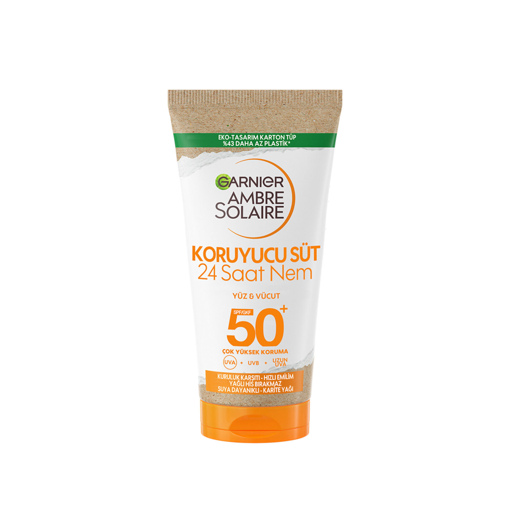 Garnier Ambre Solaire Yüksek Koruyucu Yüz & Vücut Süt SPF 50+ 50 ml
