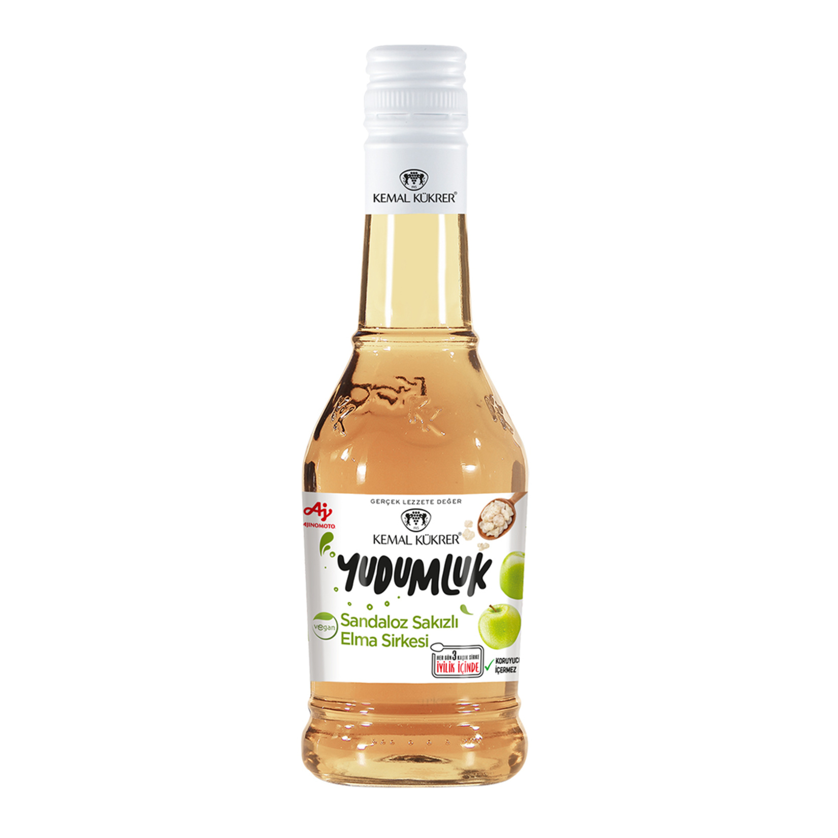 Kemal Kükrer Yudumluk Sandoloz Sakızlı Elma Sirke 500 Ml