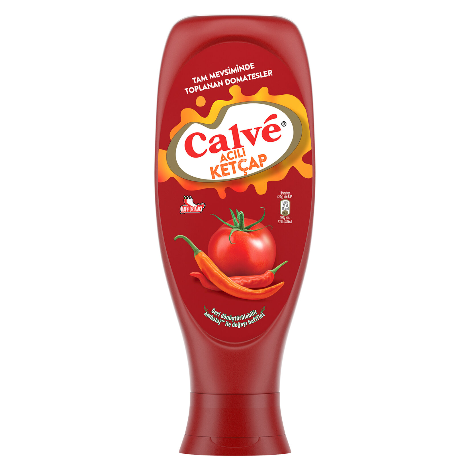 Calve Acılı Ketçap 610 G