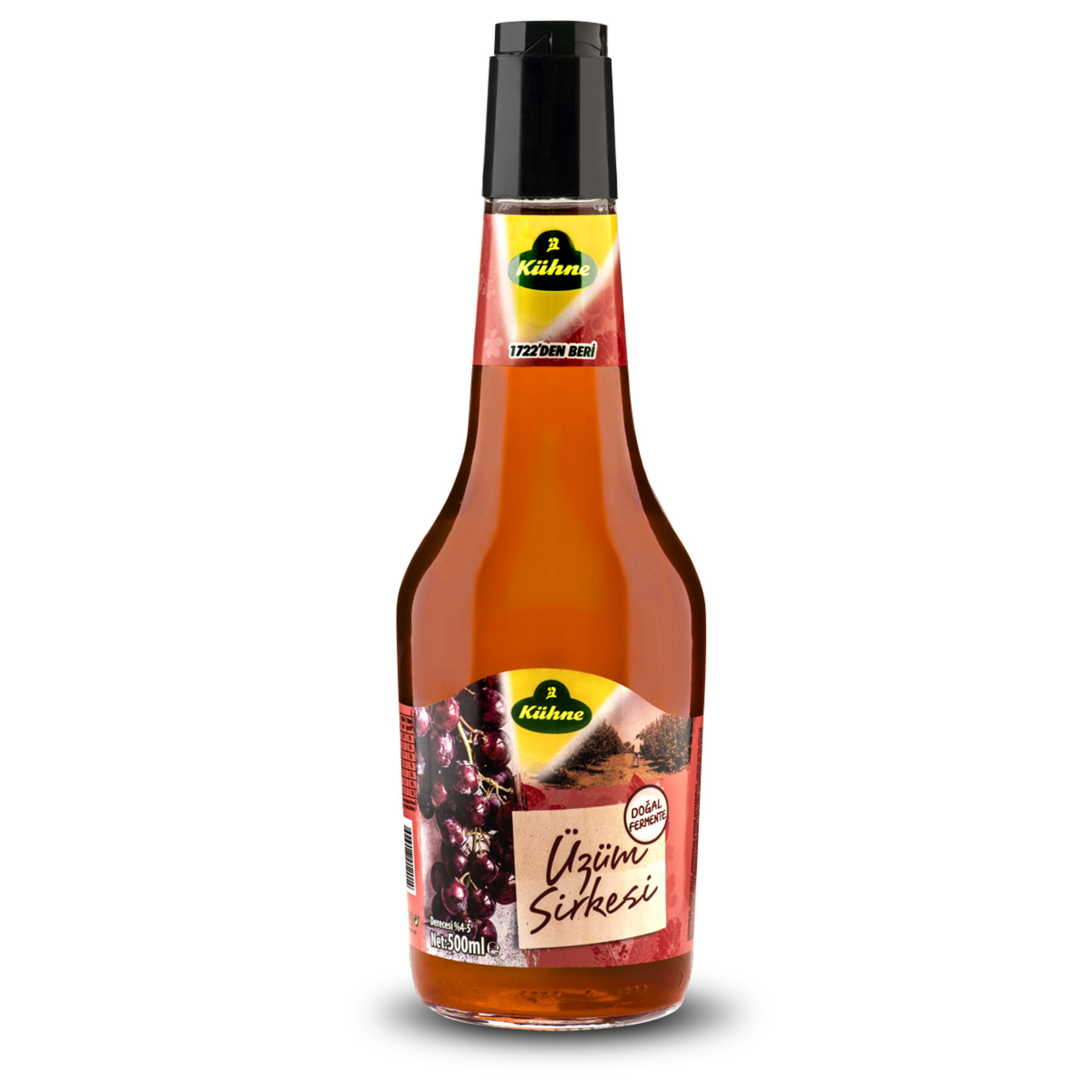 Kühne Üzüm Sirkesi Cam 500 Ml