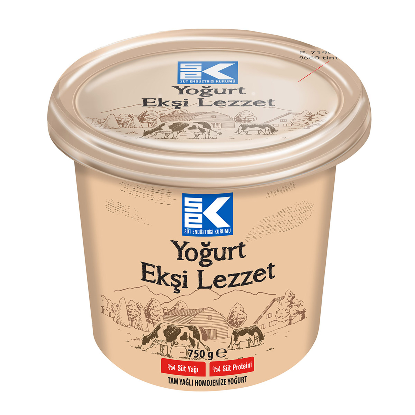 Sek Ekşi Lezzet Yoğurt 750 G