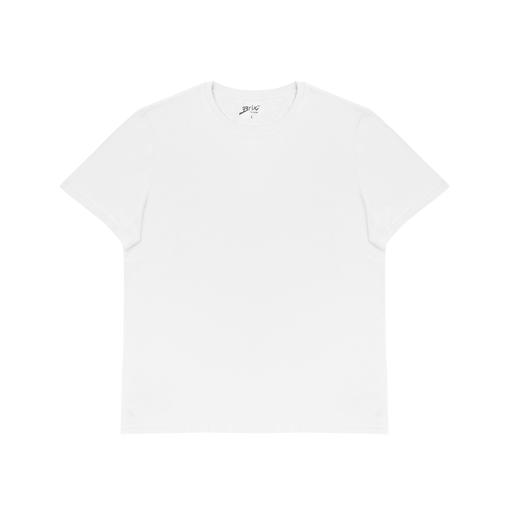 Brix Basic O Yaka Beyaz Erkek Tshirt M